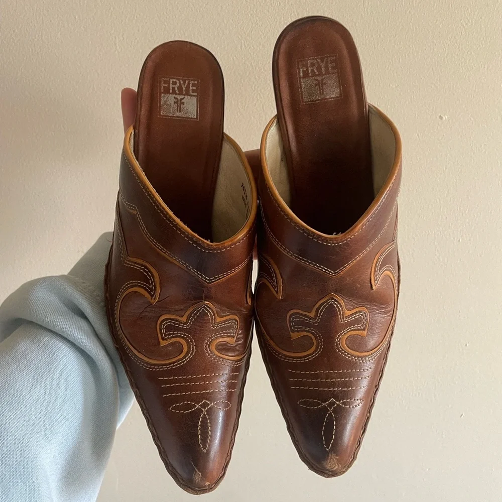 Frye western mule - Picture 1 of 5
